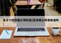 多少个区块链公司好进[区块链公司有前途吗]