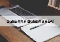 区块链公司限制[区块链公司还能去吗]