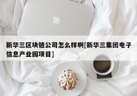 新华三区块链公司怎么样啊[新华三集团电子信息产业园项目]